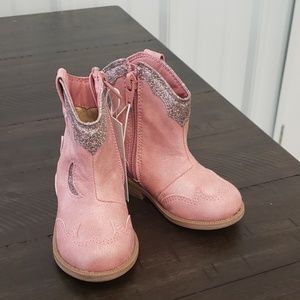 Pink cowgirl boots